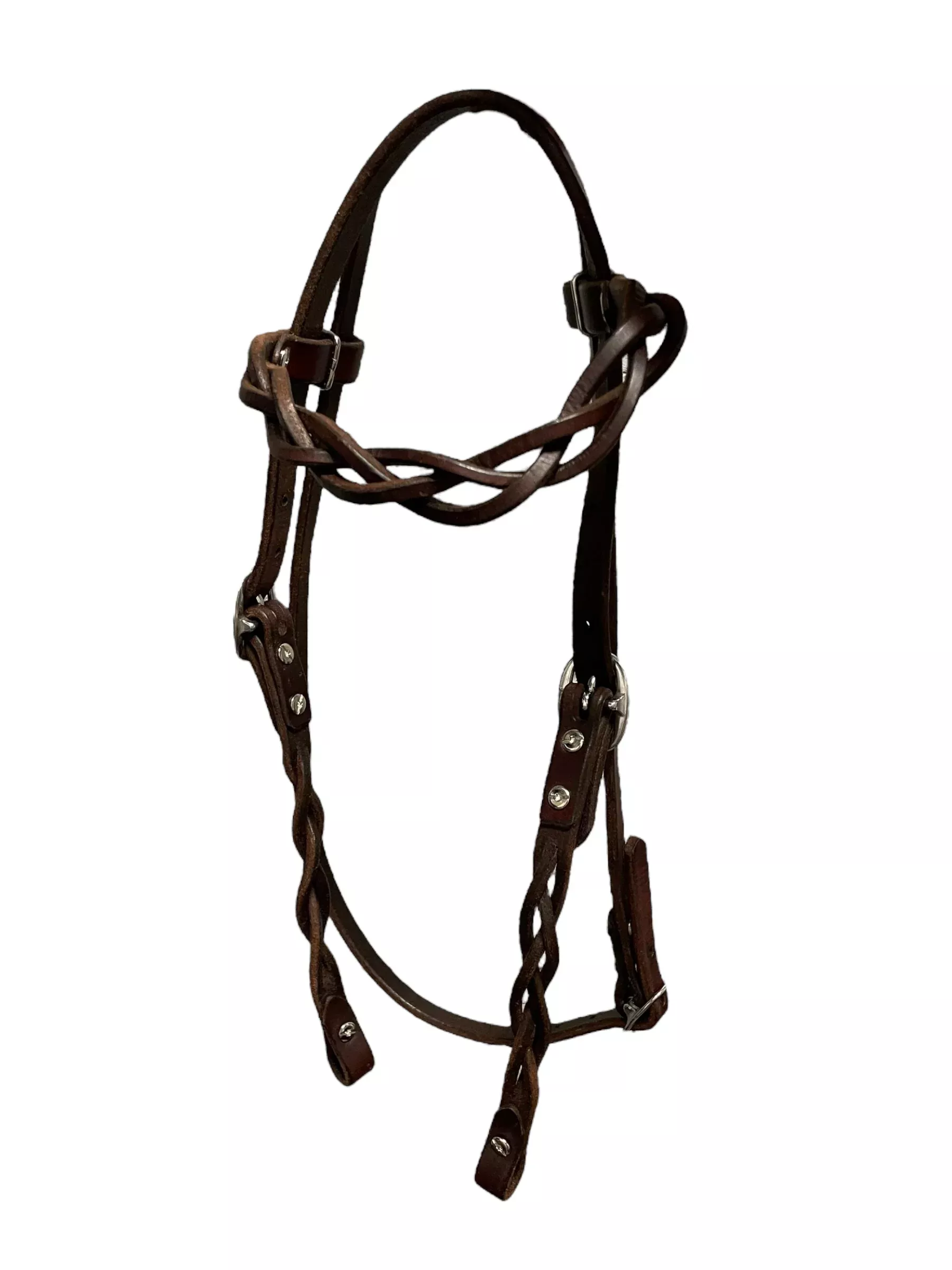 Dusty Mustang Headstall W/ Reins - Brown - USED