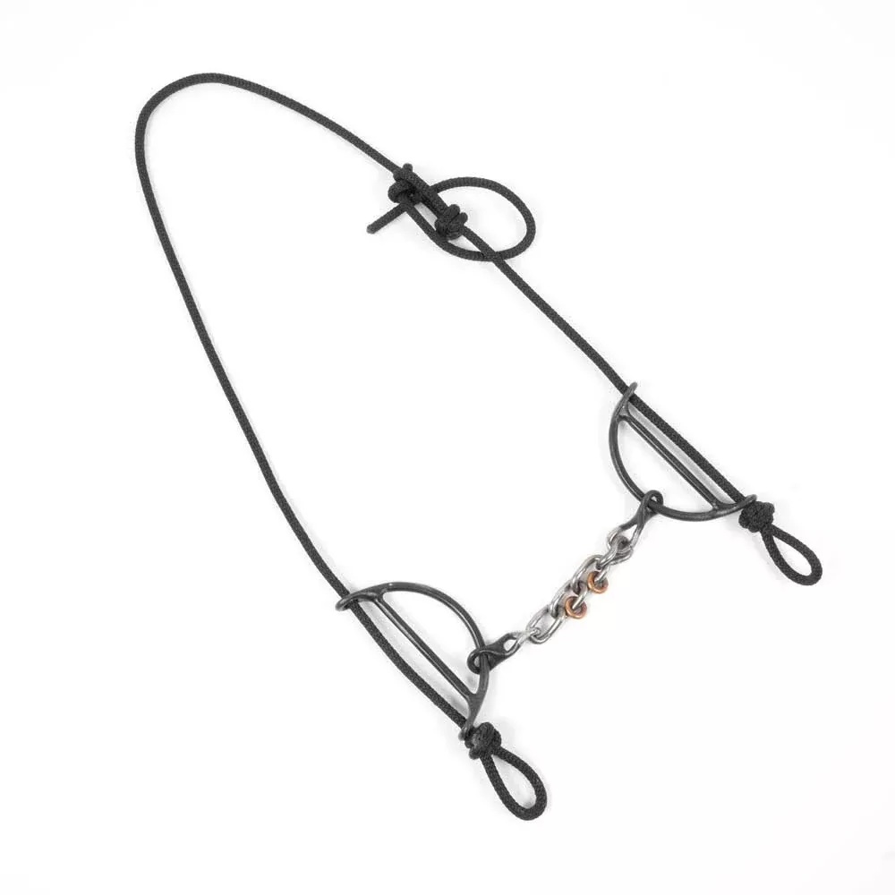 Dutton Draw Gag Chain Bit with Copper Rings