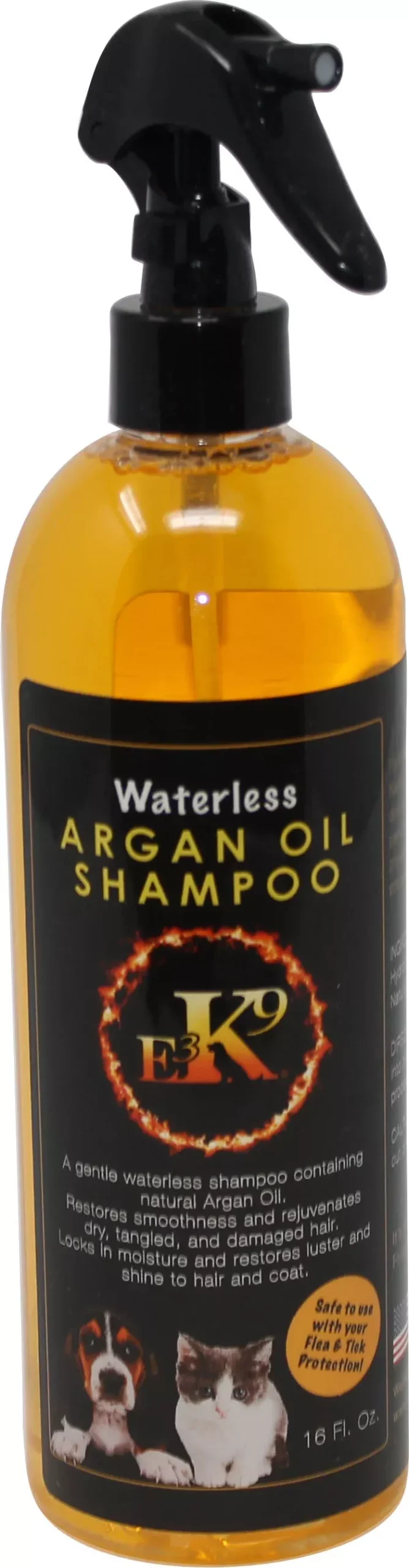 E3 K9 Argan Oil Waterless Shampoo 16 oz