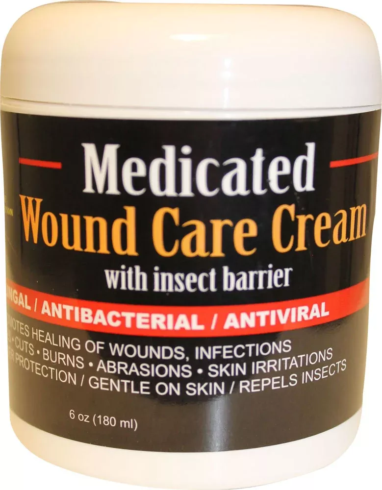 E3 Medicated Wound Care Cream for Horses, 6 oz