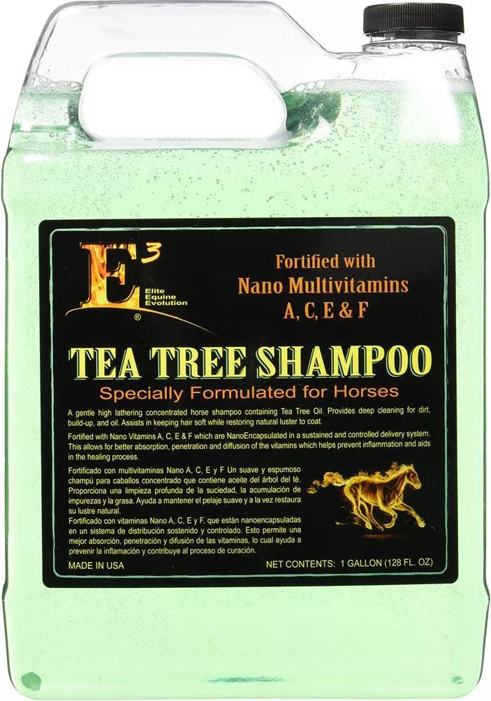 E3 Tea Tree Shampoo for Horses 1 gal