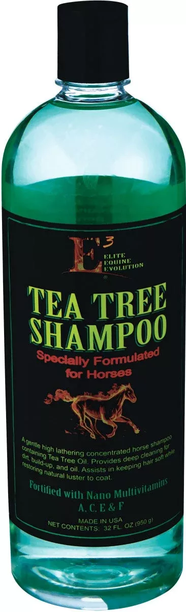 e3 Tea Tree Shampoo for Horses 32 OZ