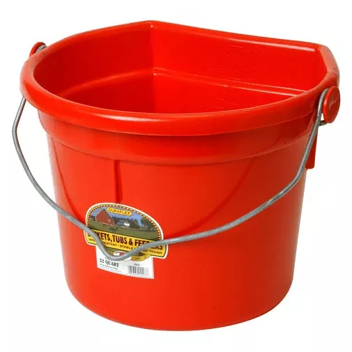Economy Flatback Bucket 8 Qt