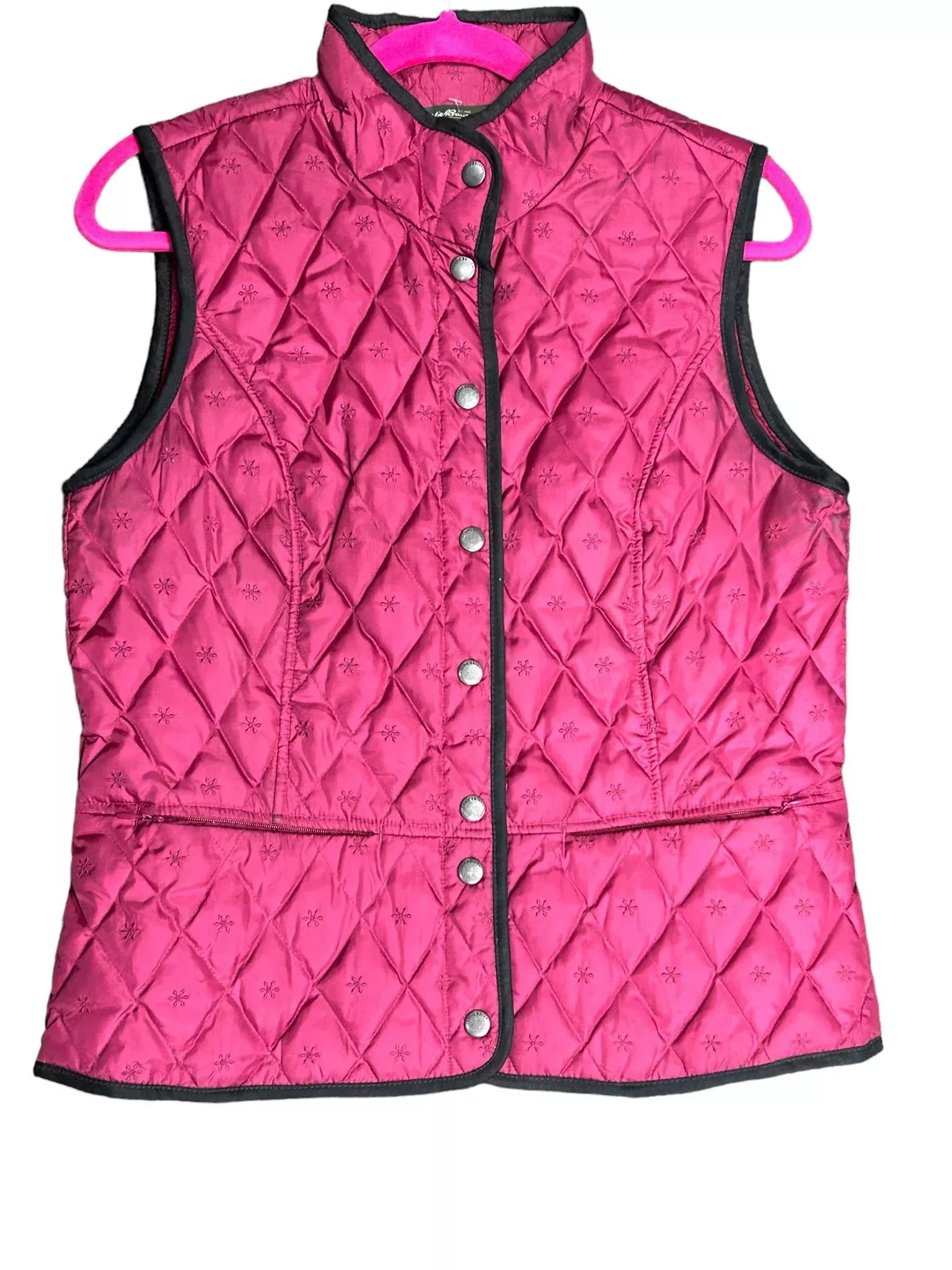 Eddie Bauer Vest - Burgundy est. L - USED