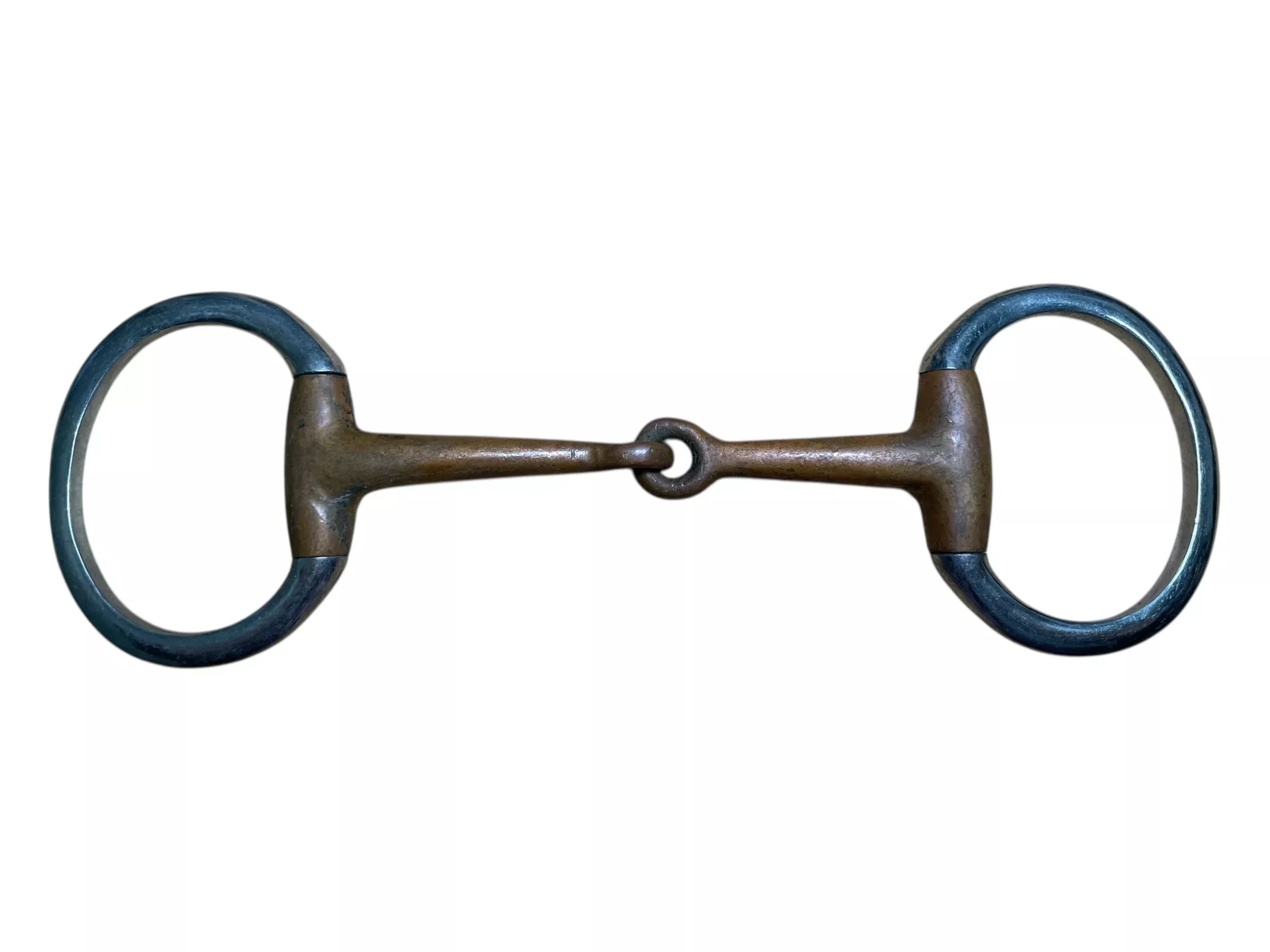 Eggbutt Snaffle Bit - SS/Copper - Approx 5 1/4" - USED