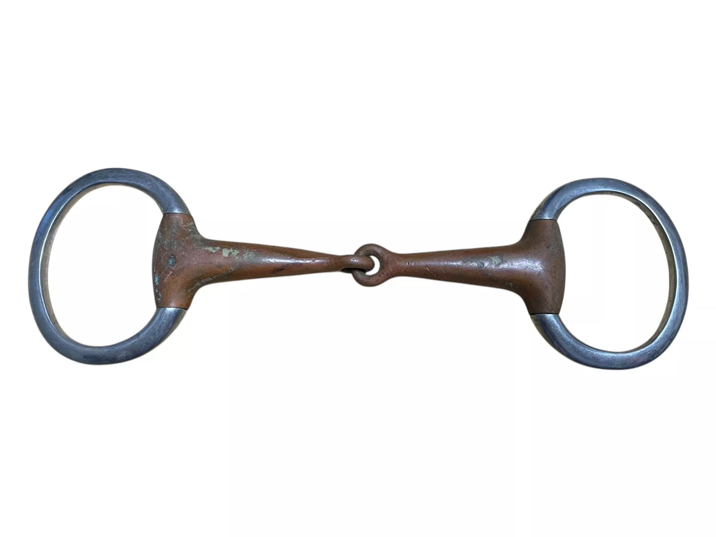 Eggbutt Snaffle Bit - SS/Copper - Approx 6" - USED