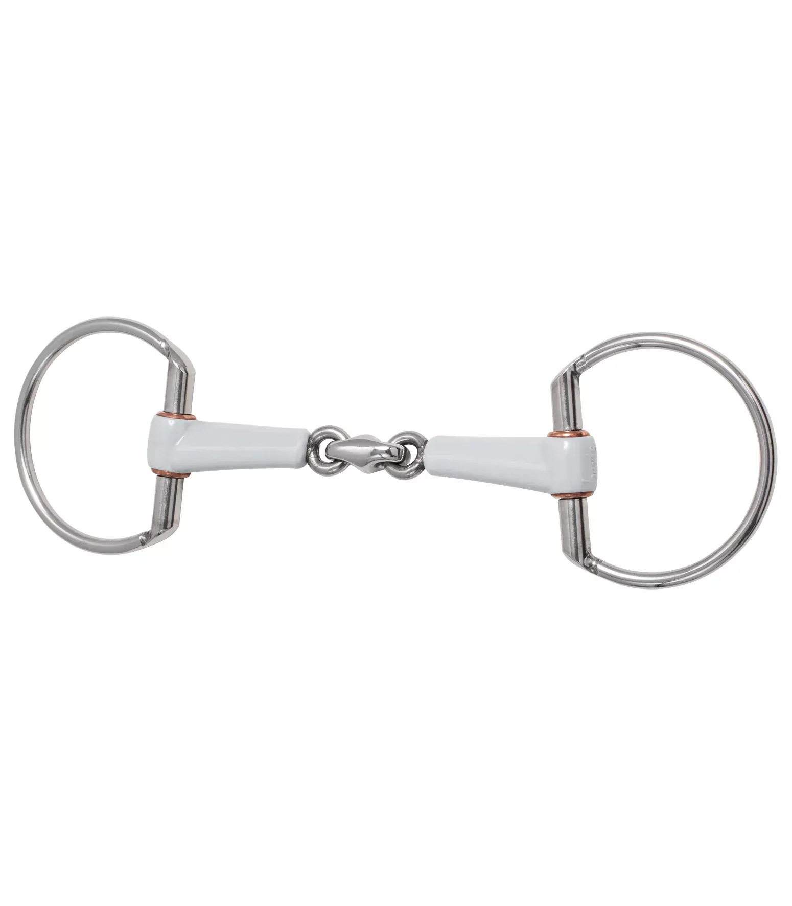 Eggbutt Snaffle, Double-Jointed