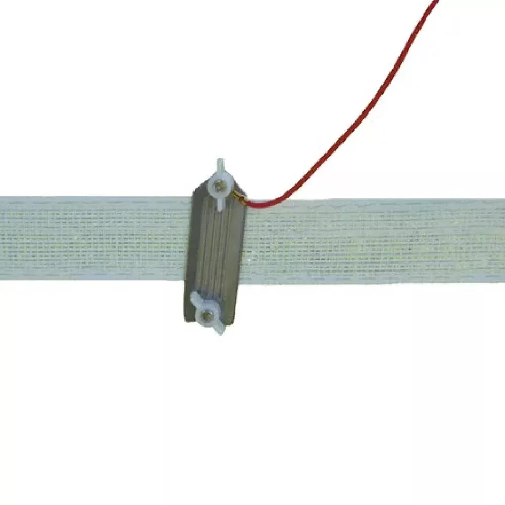 Electric Fence Tape-to-Energizer Connector