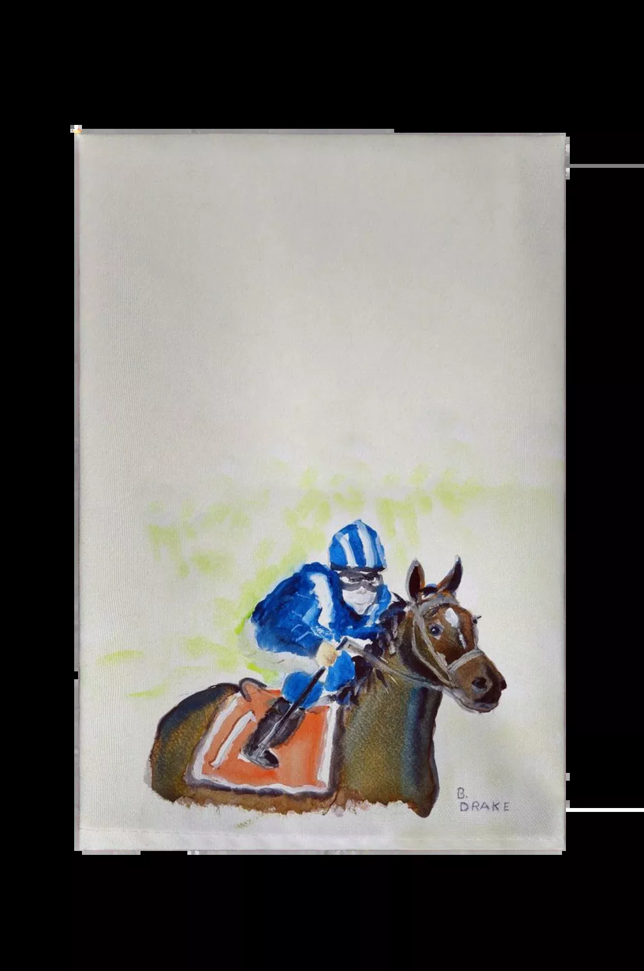 EMB Horse Hand Towel