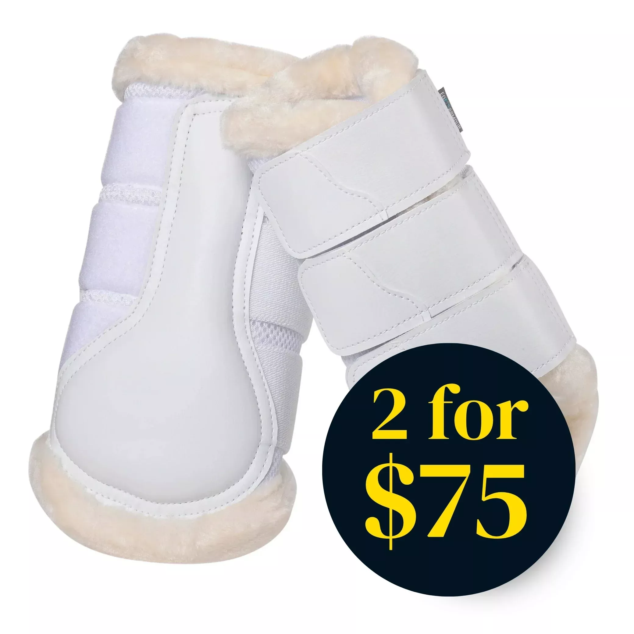 EQ Armour Fleece Edged AirTec Mesh Brushing Boots
