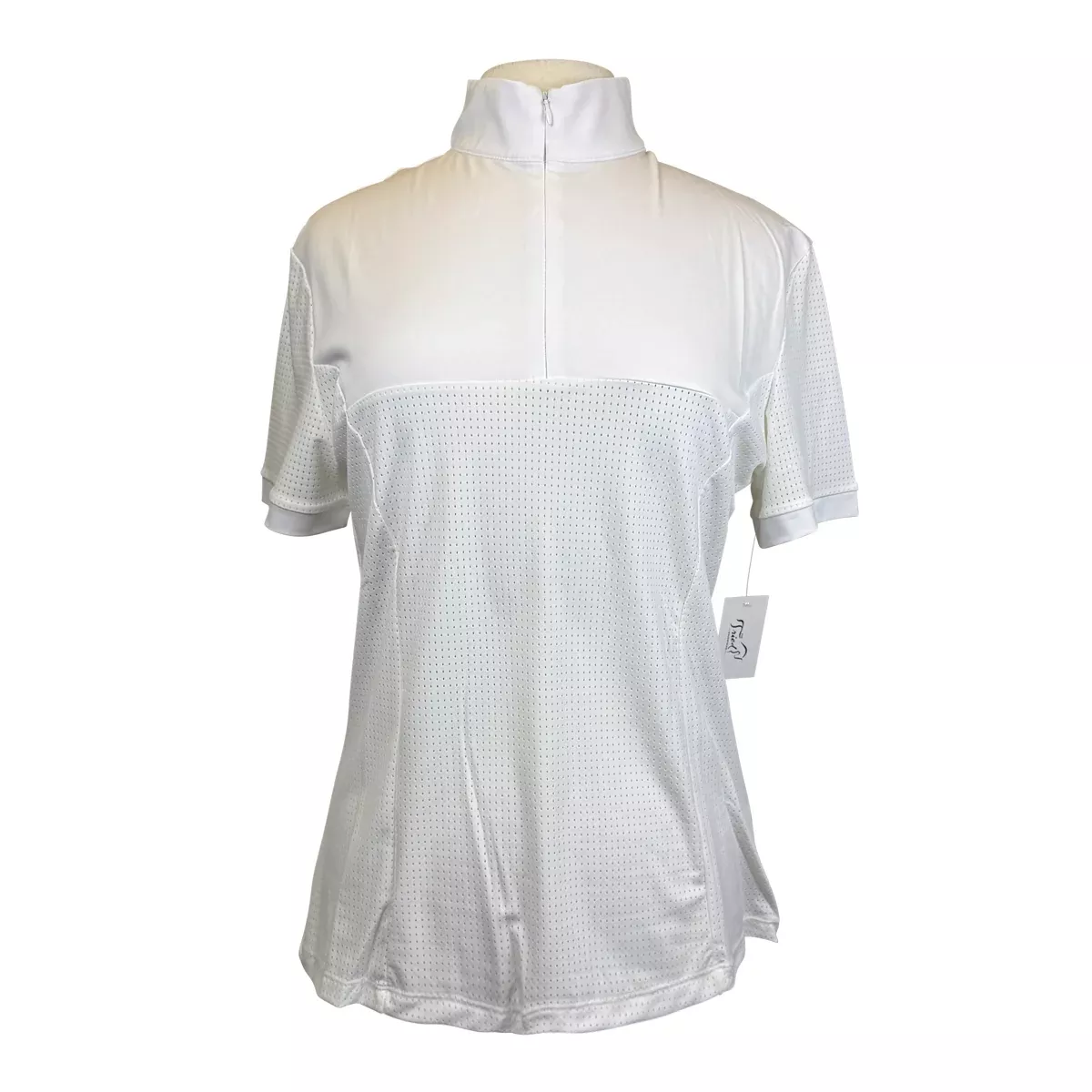 Equisite 'Genevieve' Shirt in Eggshell - Women's Small