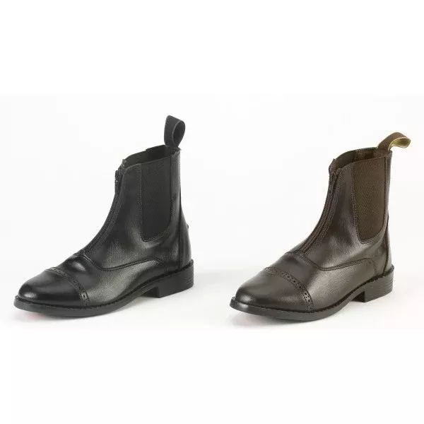 EquiStar All Weather Zip Paddock Boots - Ladies