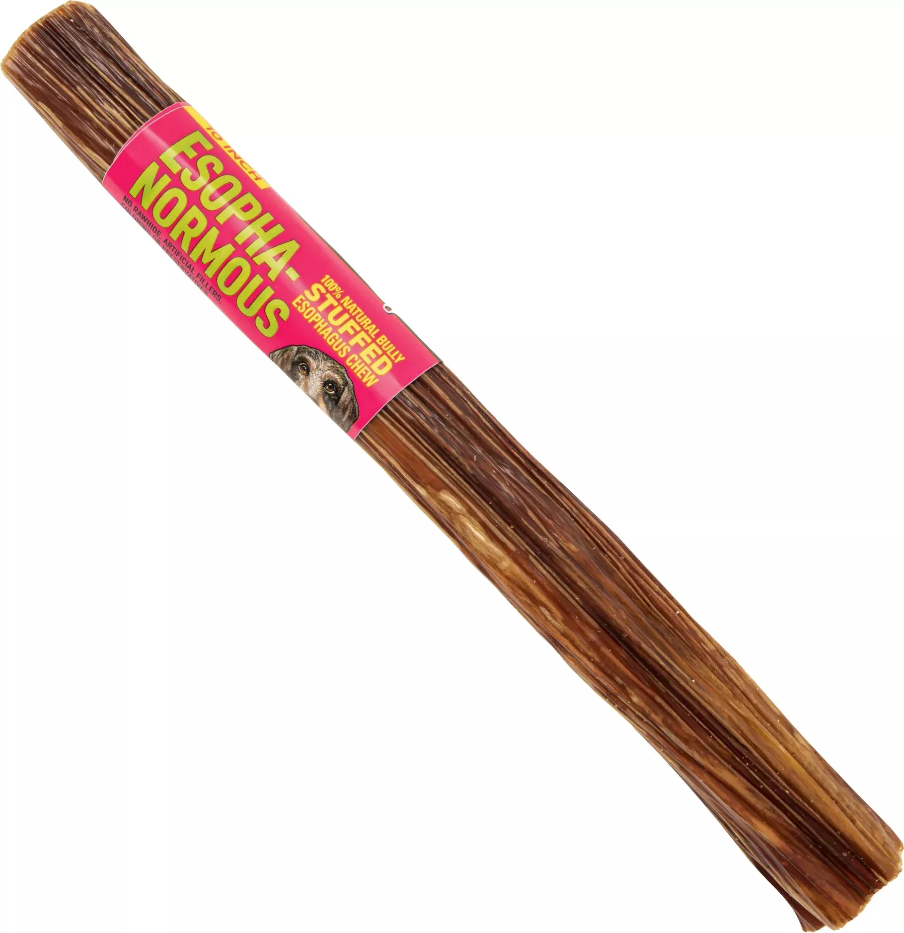 Etta Says Esophanormous Stuffed Bully Sticks Beef 10 in