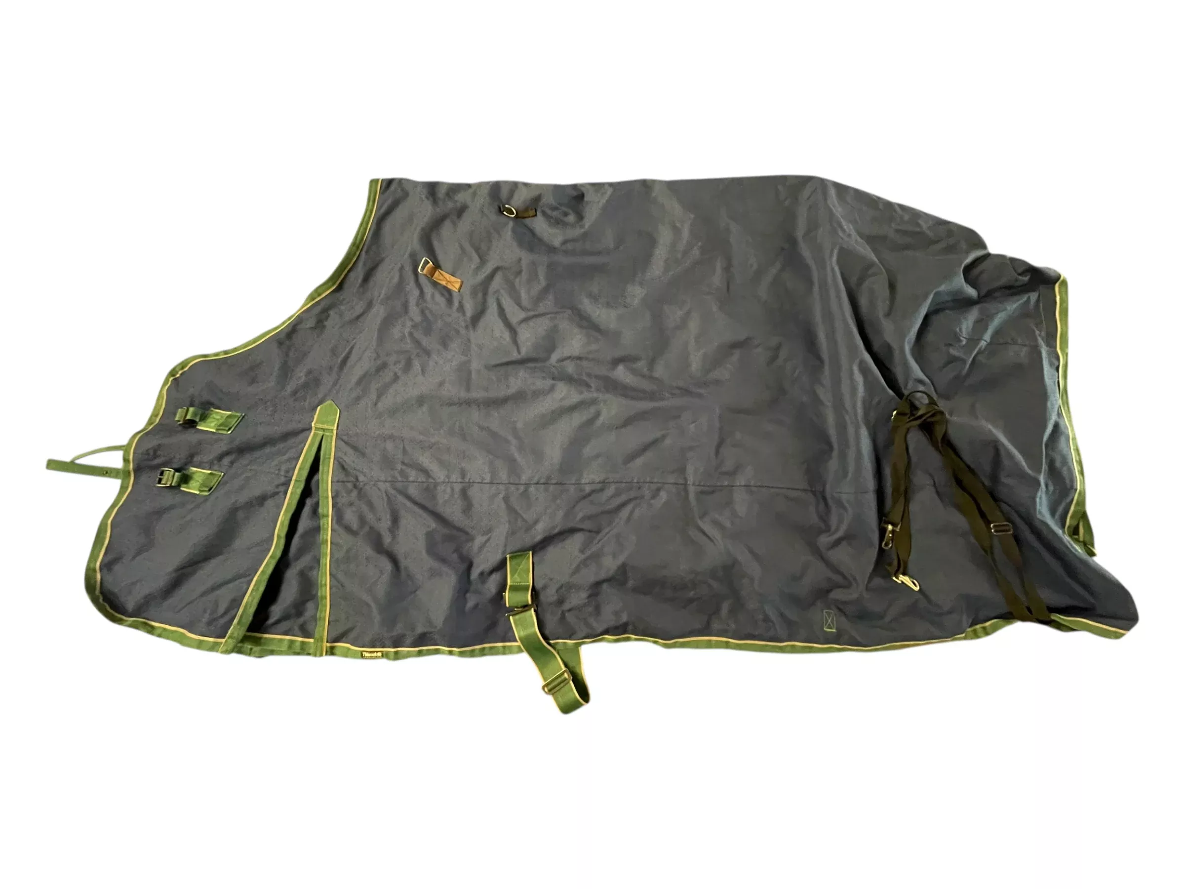Everest T/O Blanket - Navy/Green - 82", Est. Midweight - USED