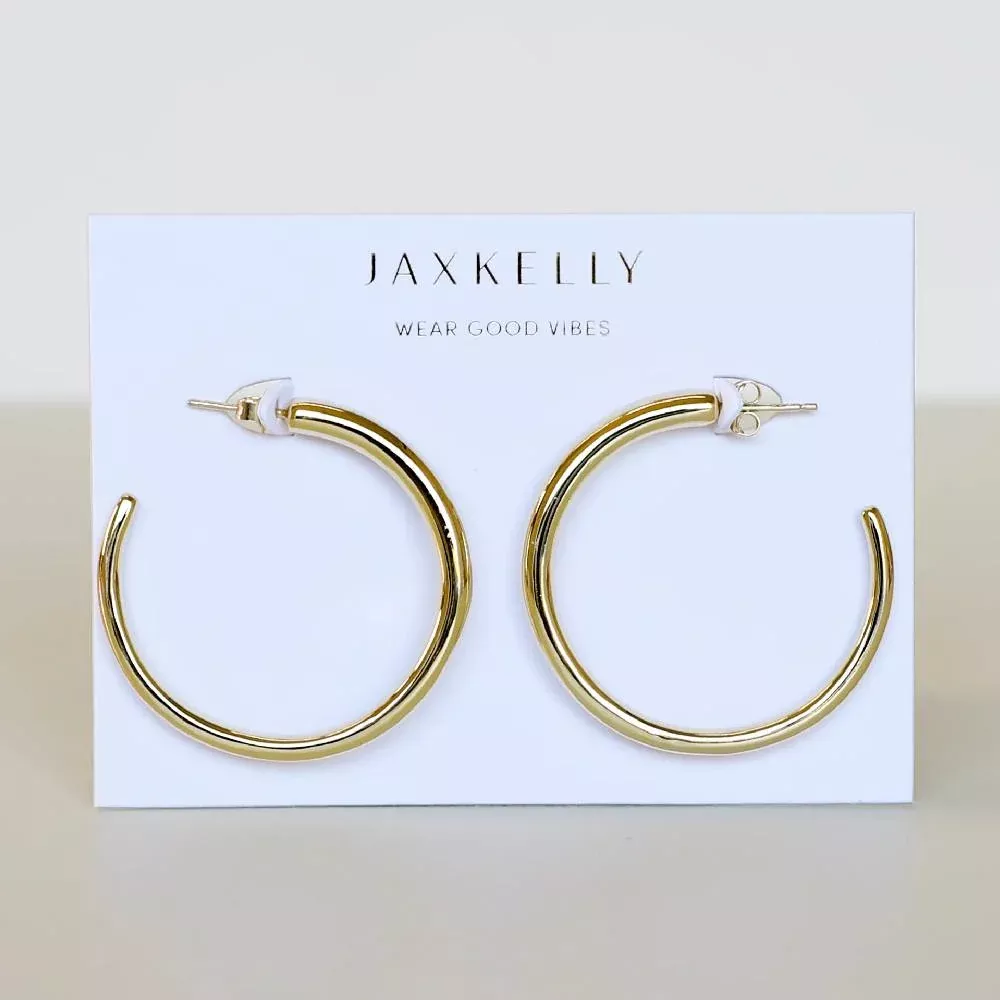 Everyday Gold Hoop Earring - Large