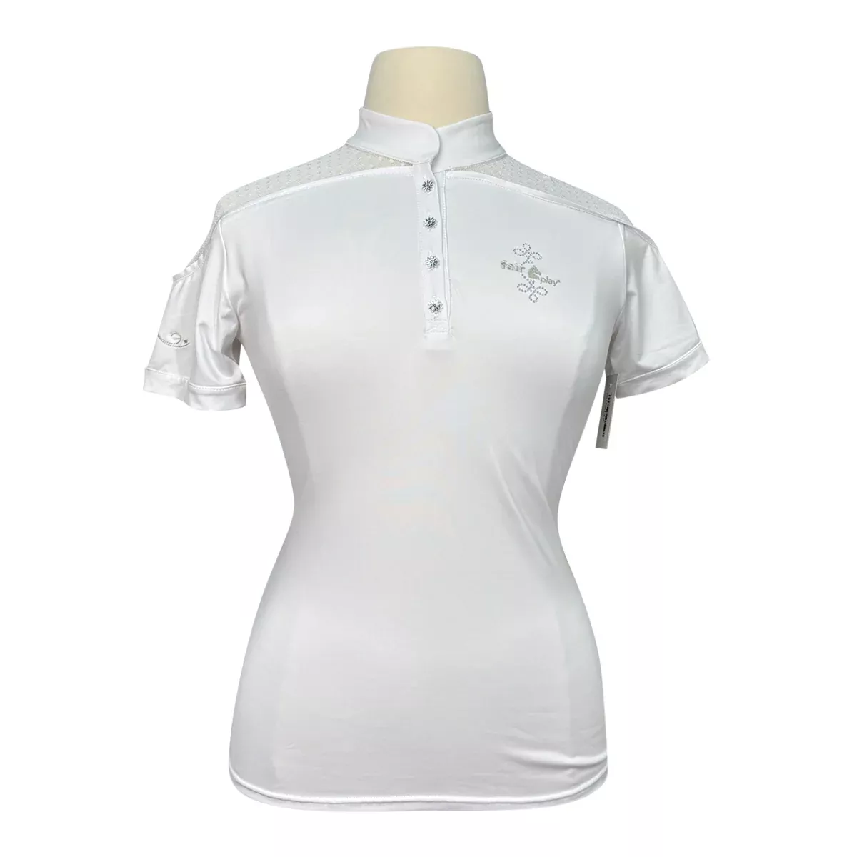 Fair Play 'Aiko' Competition Shirt in White - Women's XXL