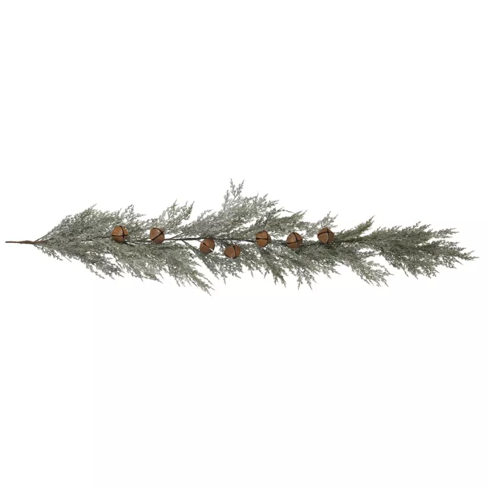 Faux Cedar Garland with Bells