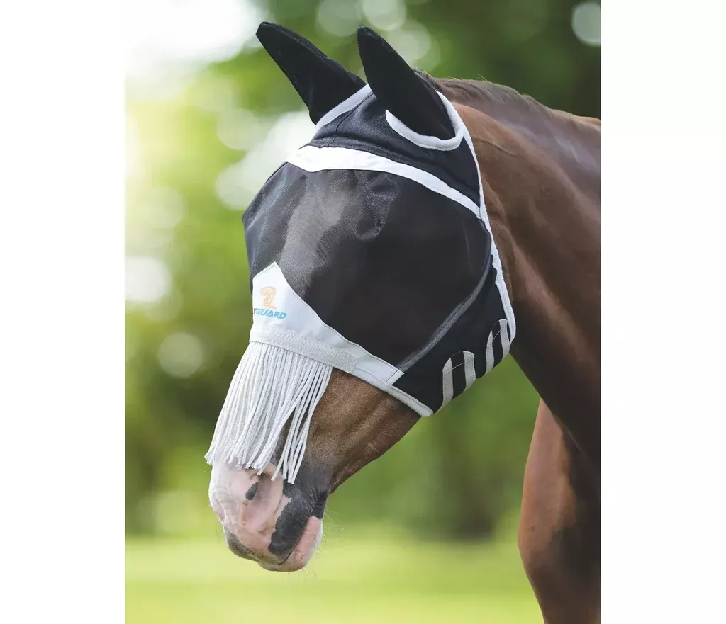 Fine Mesh Fly Mask - Nose Fringe & Ears