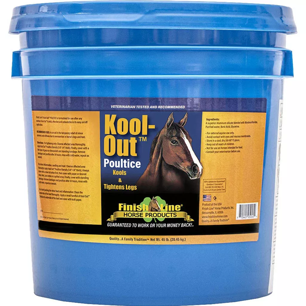 Finish Line Kool Out Clay Poultice, 45 lb