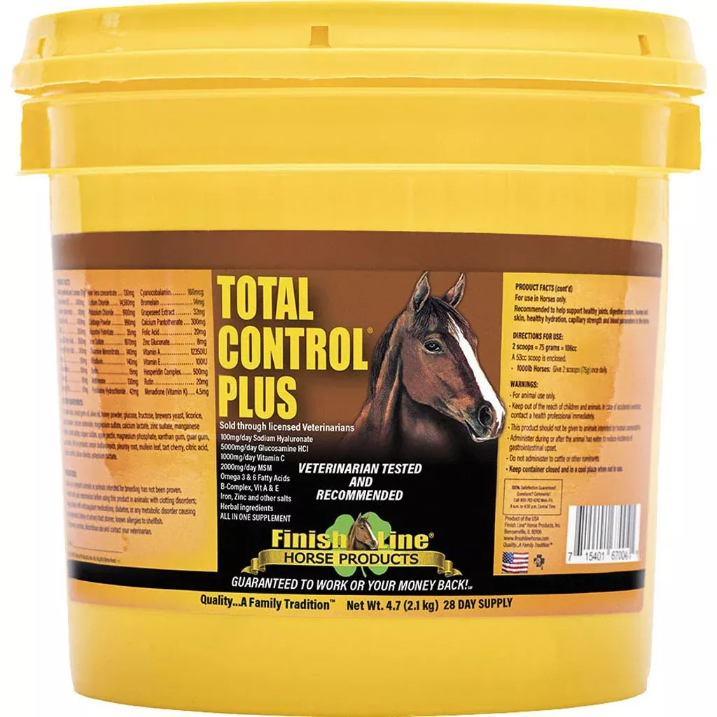 Finish Line Total Control Plus 7-in-1 Horse Supplement, 4.7 lb