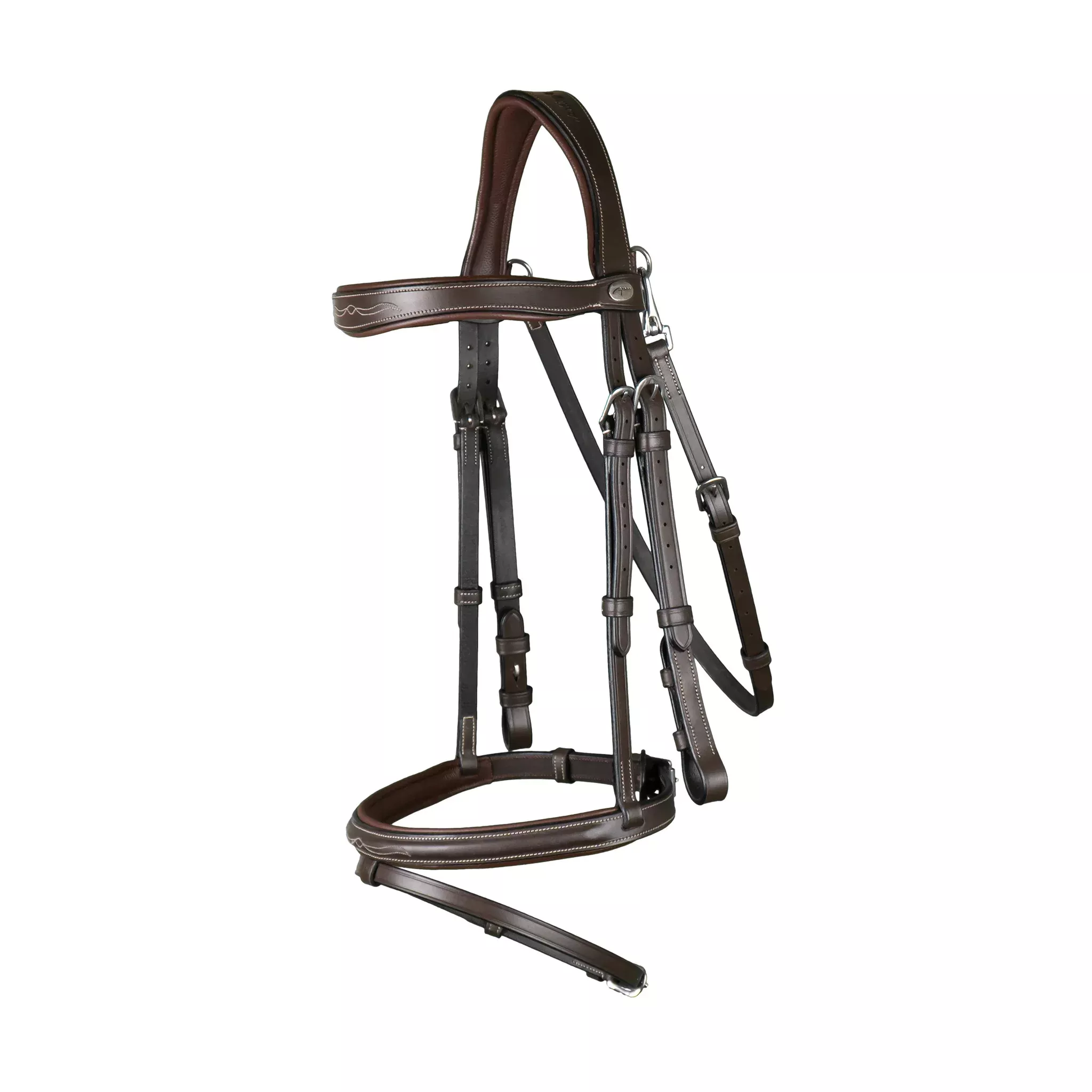 Flash Noseband Bridle with Snap Hook