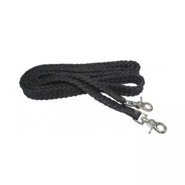 Flat Braided Cotton One Piece | Black