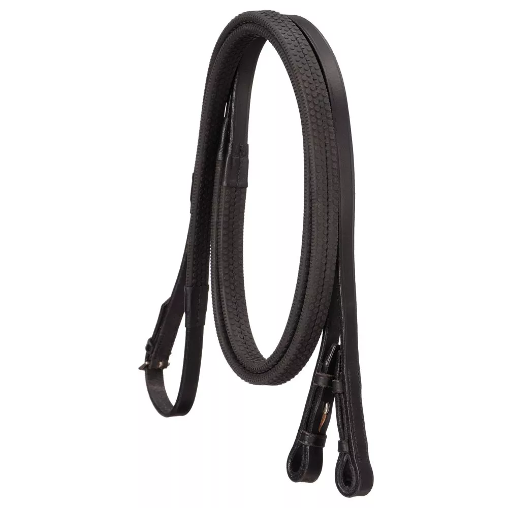 Flat Rubber Grip Reins