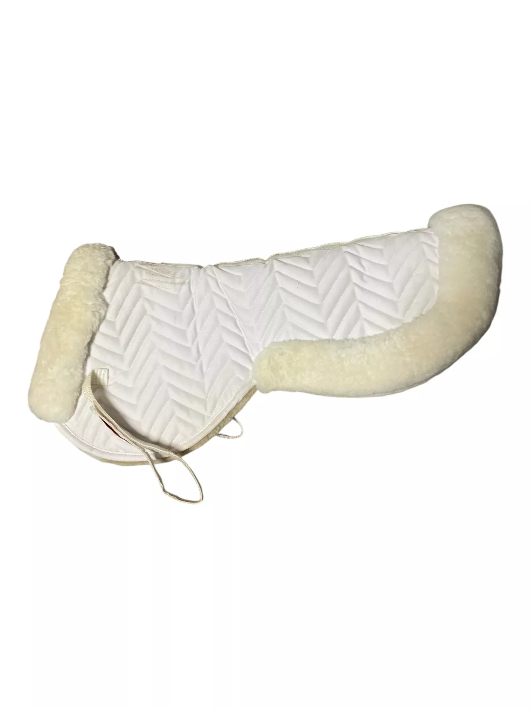 Fleeceworks AP Sheepskin Shimmable 1/2 Pad - White - L - USED