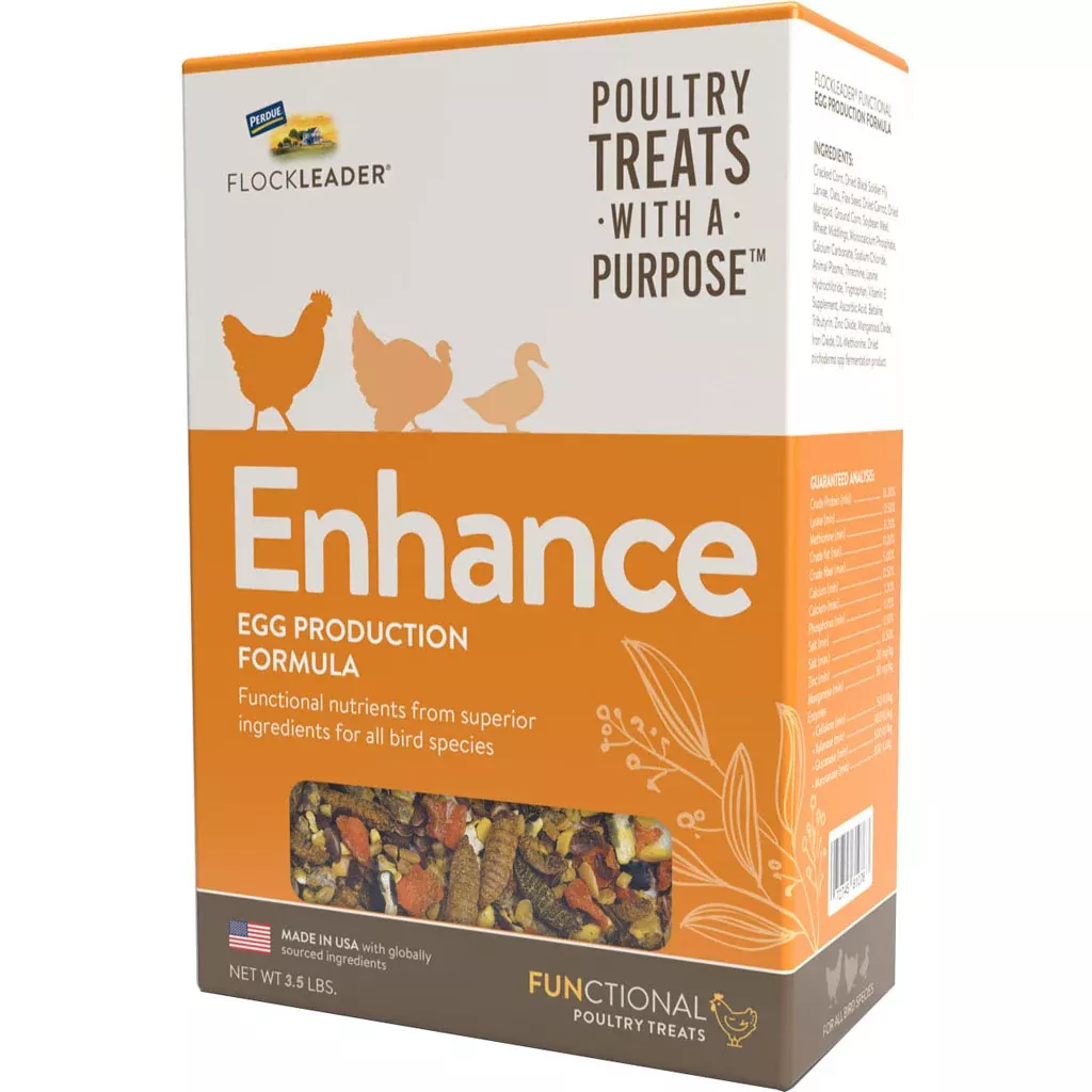FlockLeader Enhance Functional Poultry Treat, 3.5 lb
