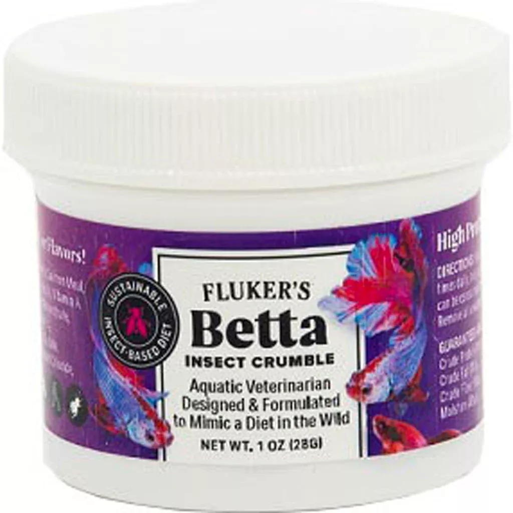 Fluker's Betta Fish Food Crumble 1 oz