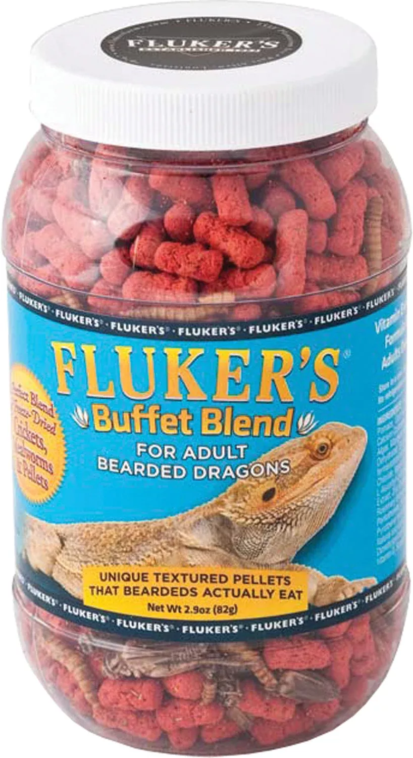Fluker's Buffet Blend Adult Bearded Dragon Formula, 2.9 oz