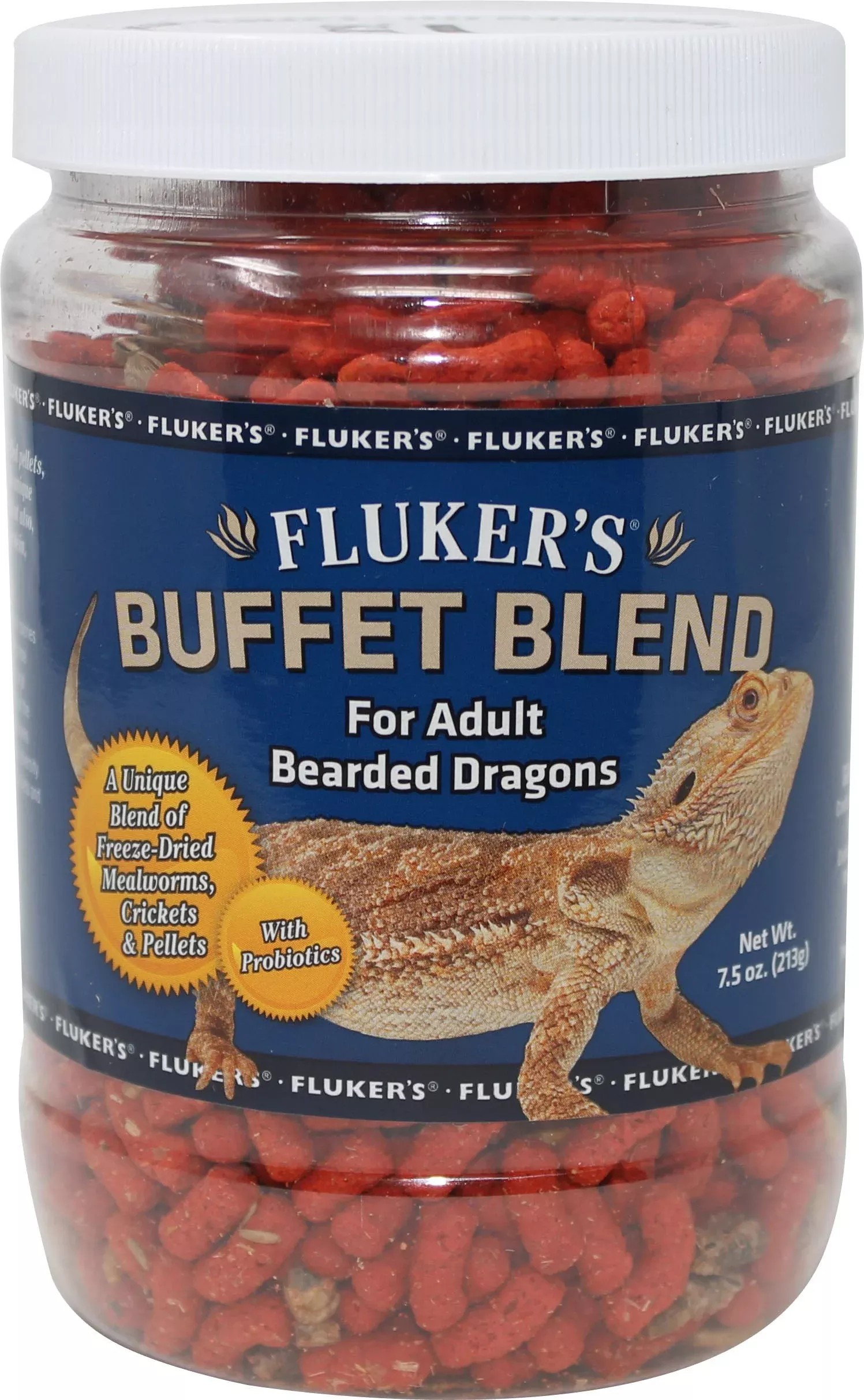 Fluker's Buffet Blend Adult Bearded Dragon Formula, 7.5 oz