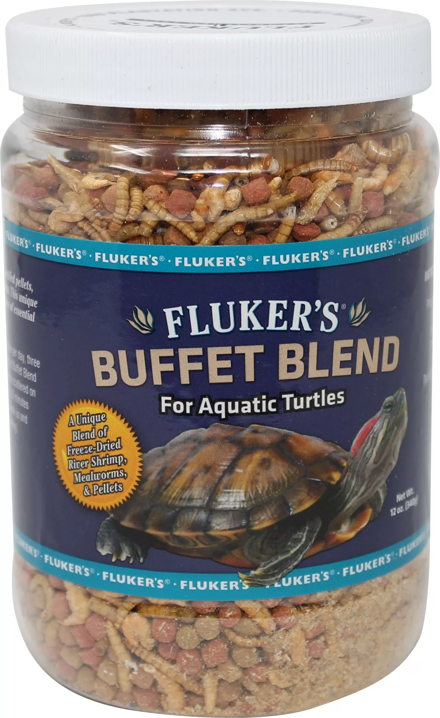 Fluker's Buffet Blend for Aquatic Turtles, 12 oz