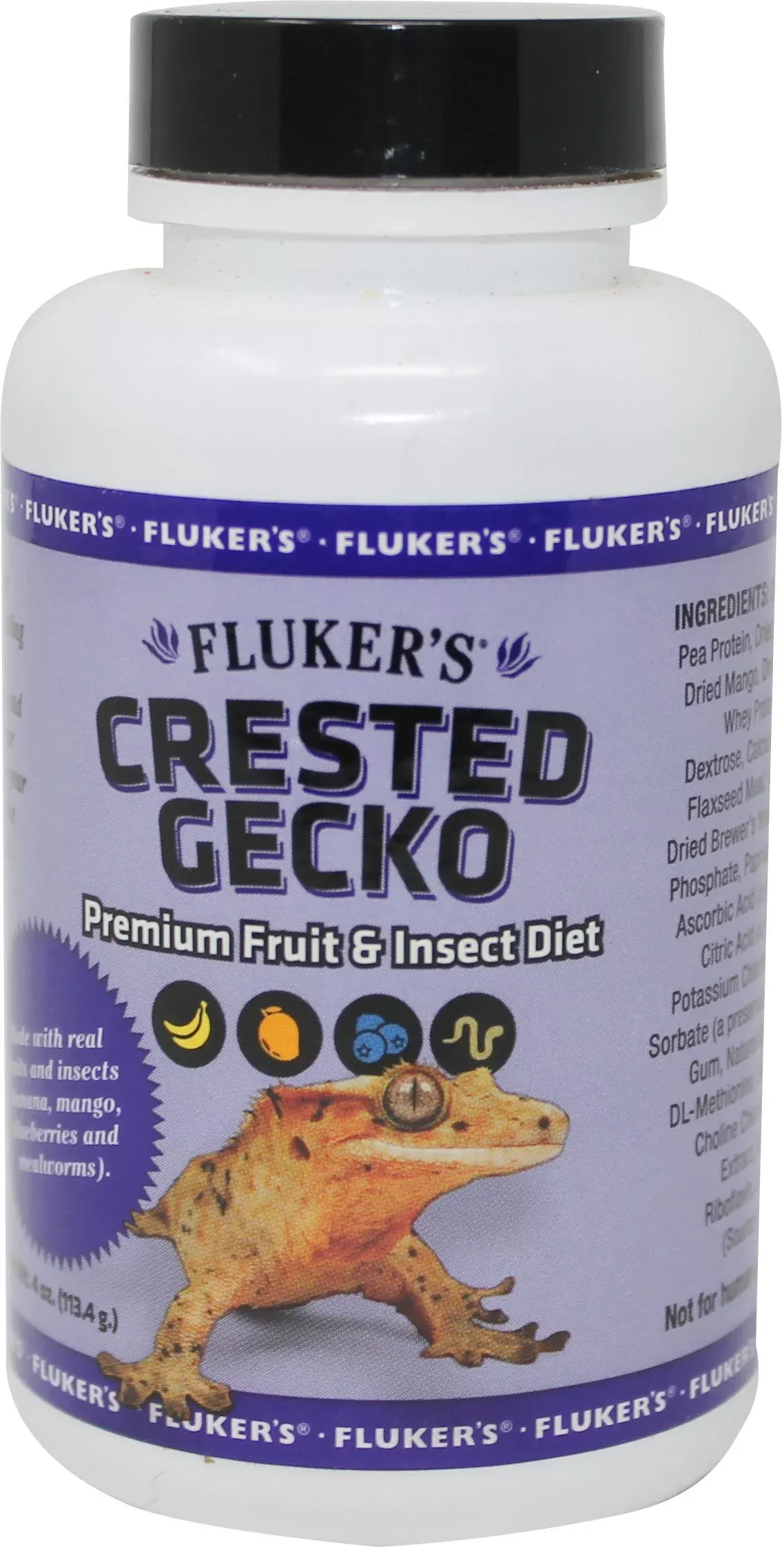 Fluker's Crested Gecko Premium Fruit & Insect Diet 4 oz