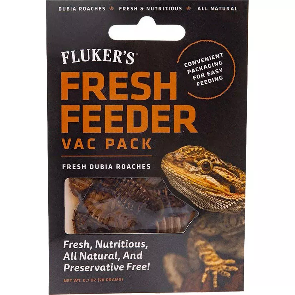 Fluker's Fresh Feeder Vac Pack Dubia Roaches 0.7 oz
