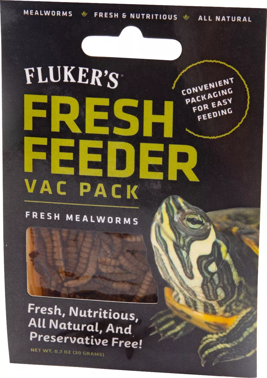 Fluker's Fresh Feeder Vac Pack Mealworms, 0.7 oz