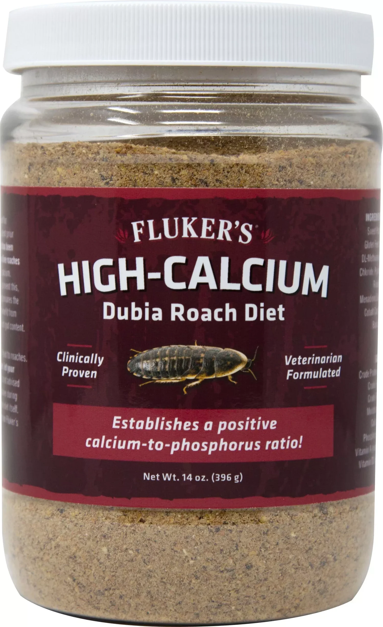 Fluker's High-Calcium Dubia Roach Diet 14 oz