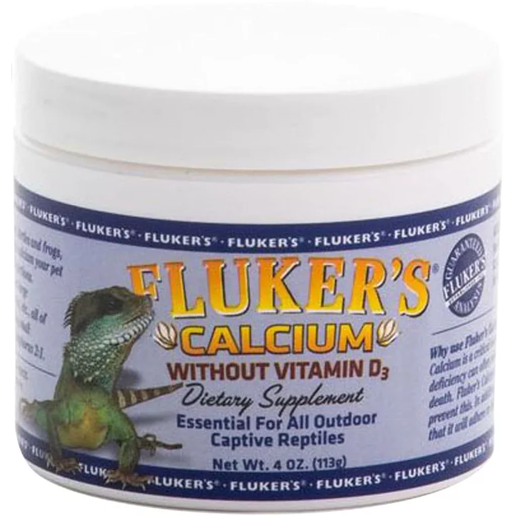 Fluker's Repta Calcium without Vitamin D3, Phosphorus-Free, 4 oz