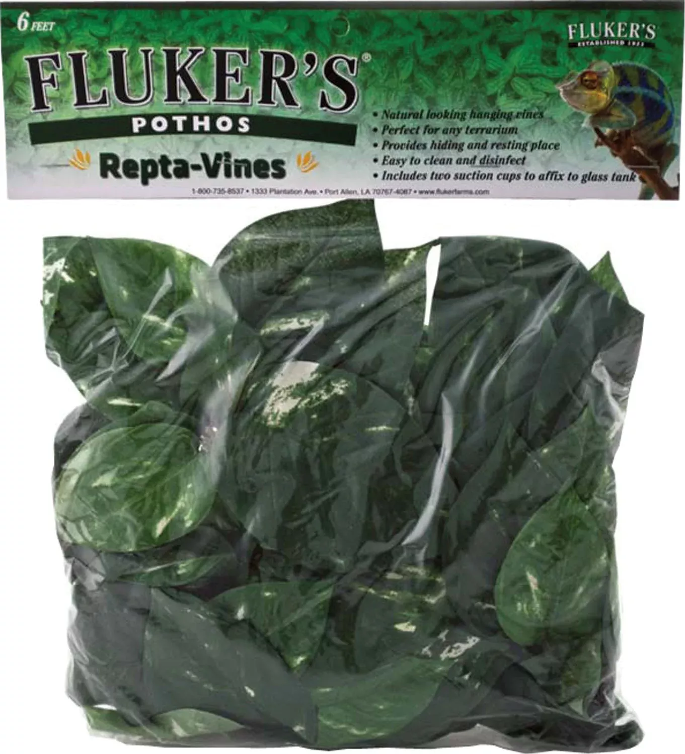 Fluker's Repta Vine Pothos 6 ft, Green