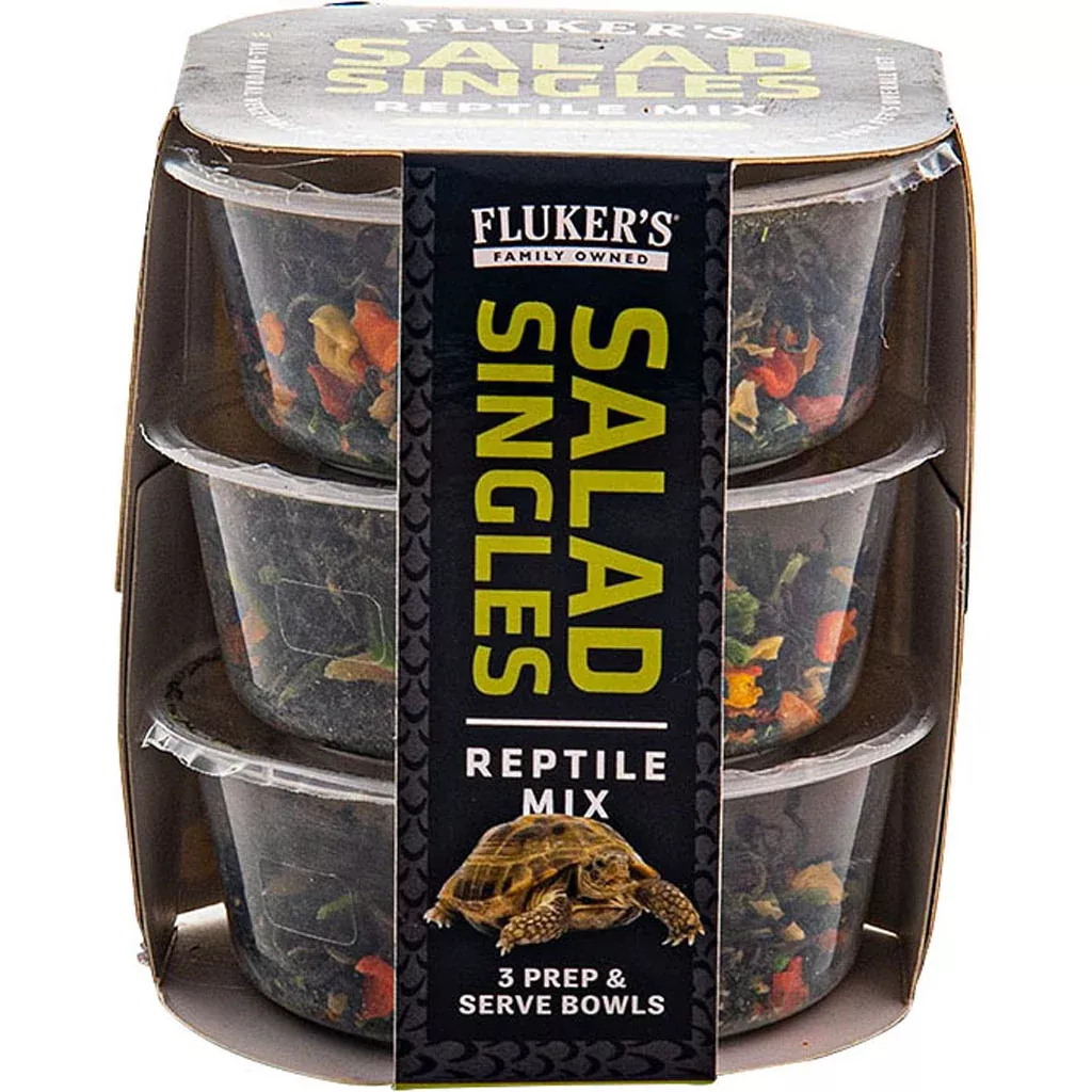 Fluker's Salad Singles Reptile Veggie Blend, 3 Pack