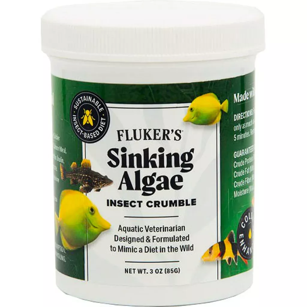 Fluker's Sinking Algae Insect Crumble, 3 Oz