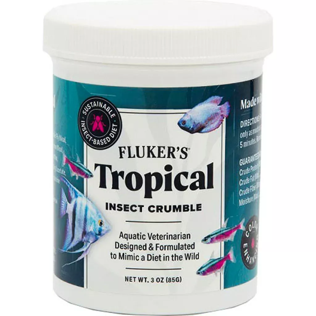 Fluker's Tropical Fish Food Crumble 3 oz