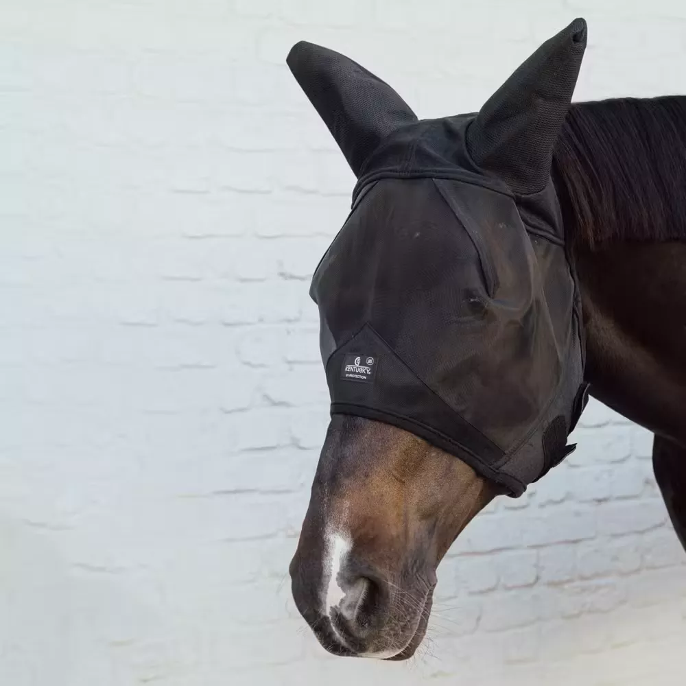 Fly Mask with Soundless Ears