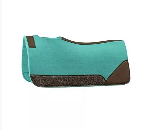 Fort Worth Antique Tooled Felt Saddle Pad