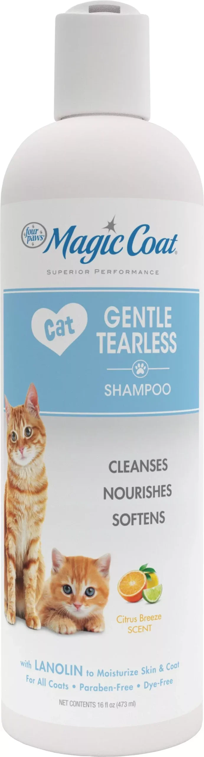Four Paws Magic Coat Cat & Kitten Tearless Shampoo 12 oz