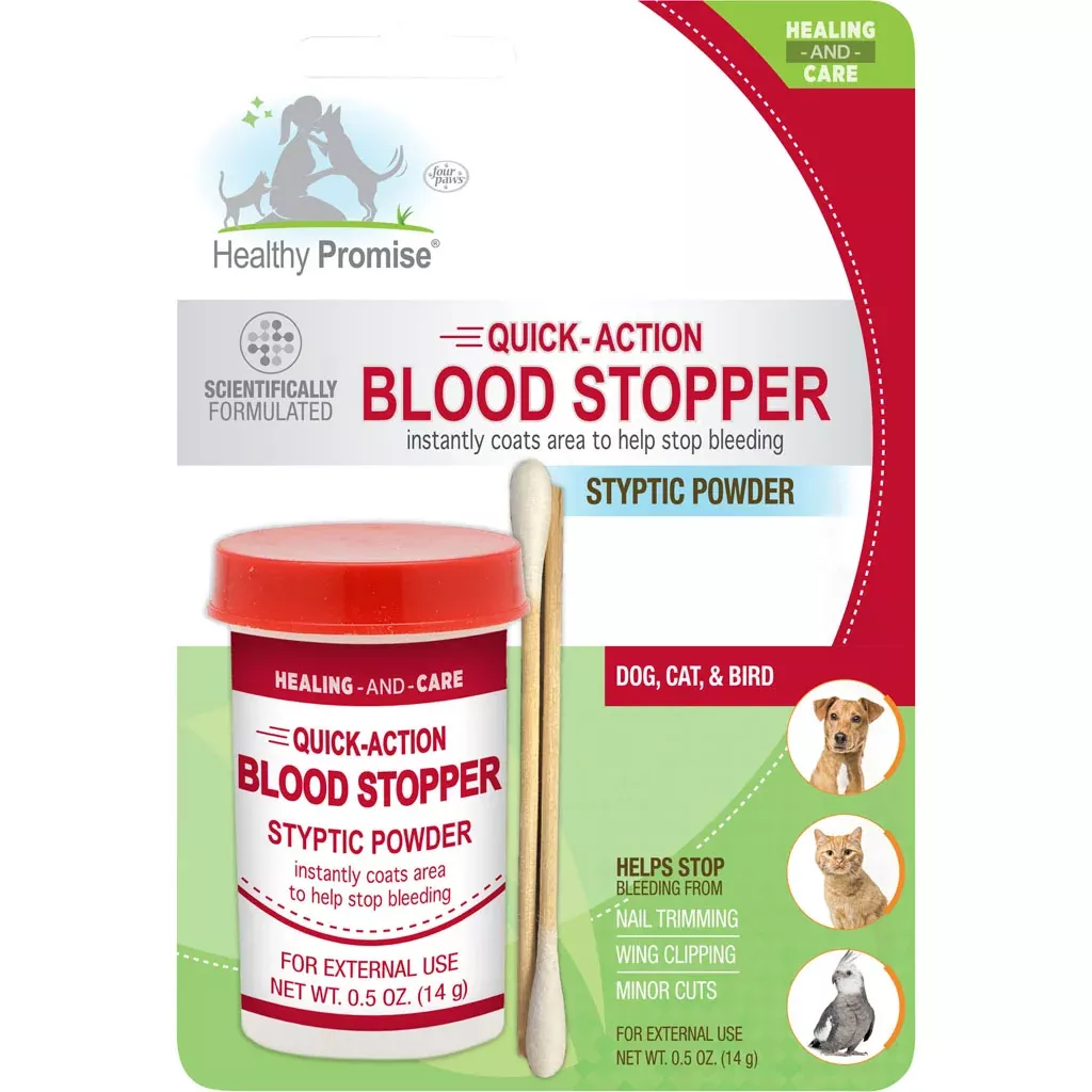 Four Paws Quick Blood Stopper Styptic Powder, 0.5 oz