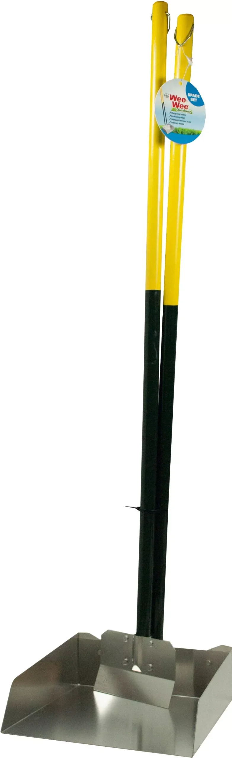 Four Paws Wee-Wee Pooper Scooper Spade Set, Yellow/Green, Small