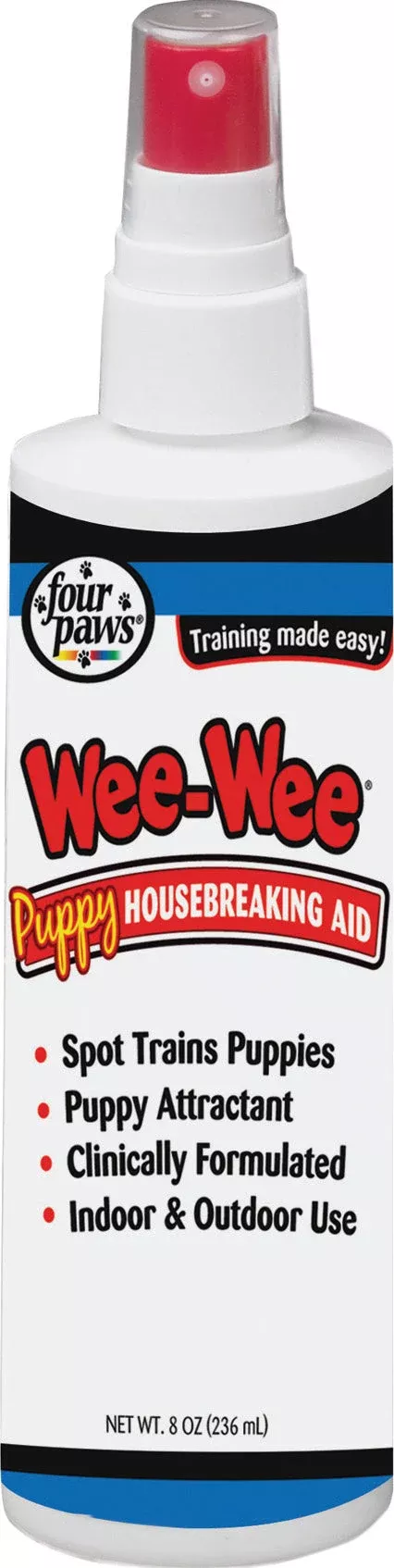 Four Paws Wee-Wee Puppy Housebreaking Aid Pump Spray, 8 oz