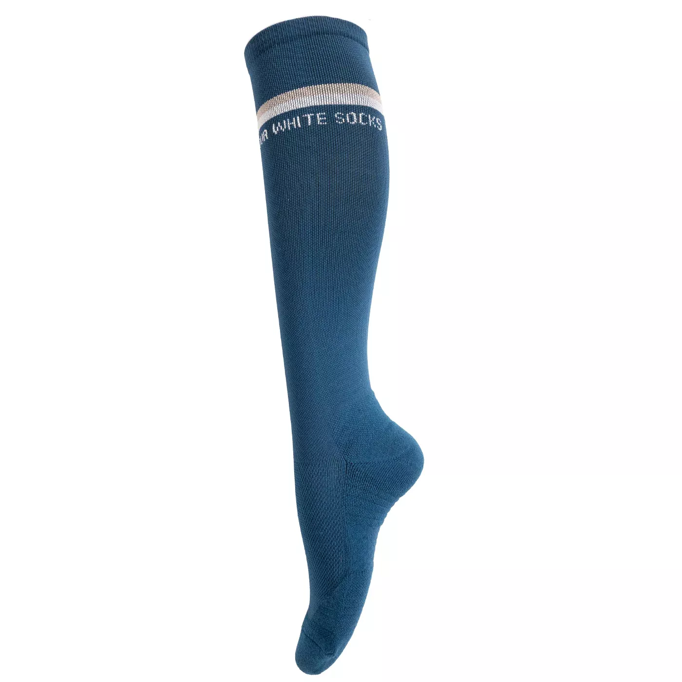 Four White Socks Compression Knee High Socks