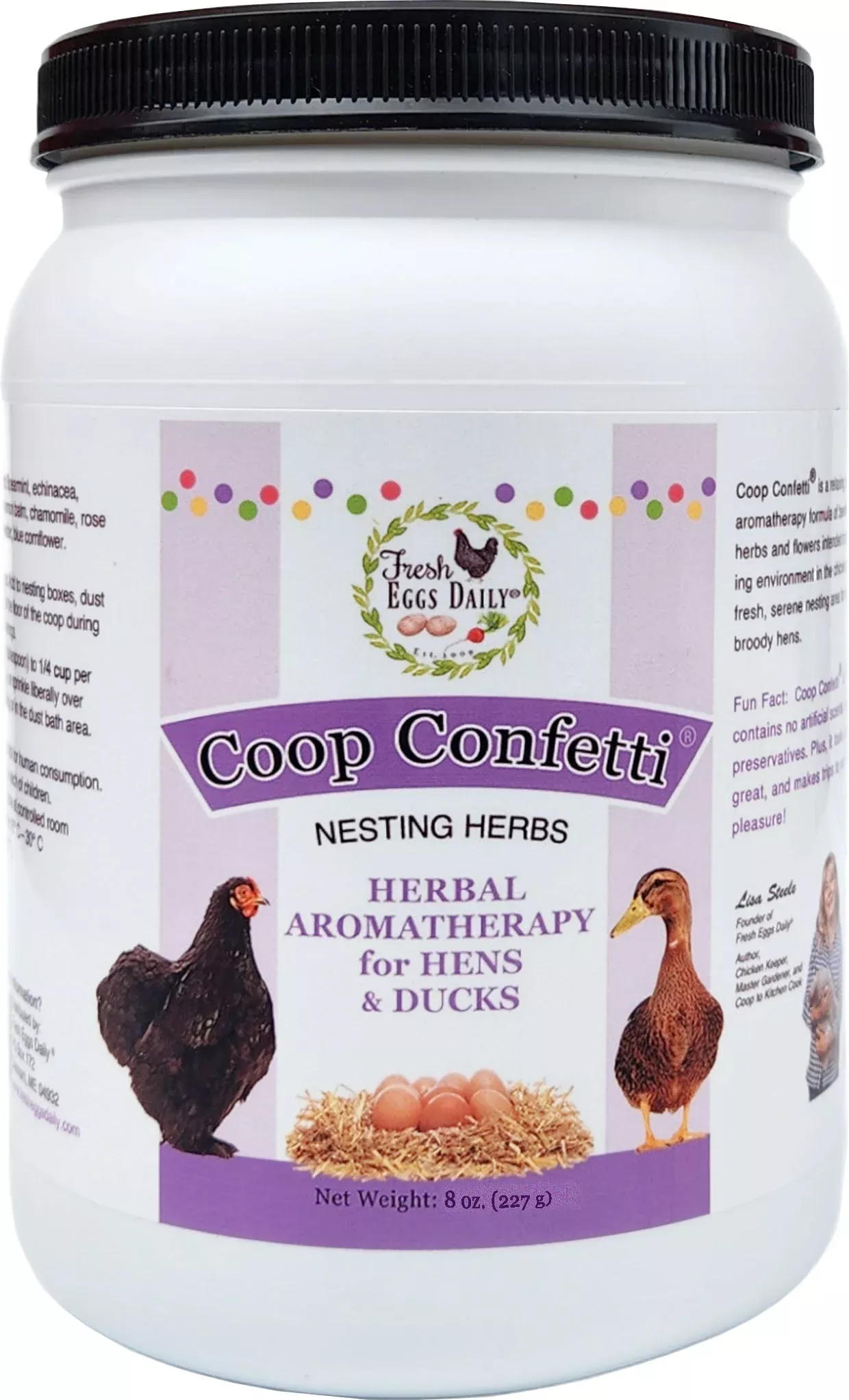 Fresh Eggs Daily Coop Confetti Nesting Herbs 8 oz